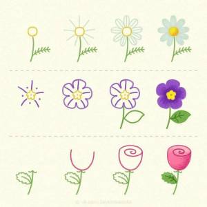 Раскраска цветы для детей 4 5 лет #29 #173914
