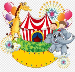 Раскраска цирк для детей #11 #174190