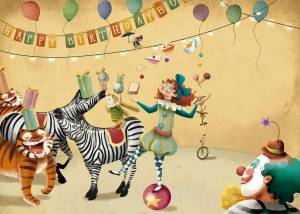 Раскраска цирк для детей #24 #174203