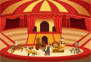 Раскраска цирк для детей #29 #174208