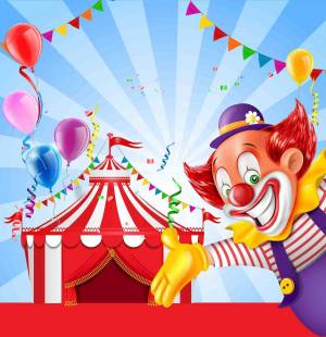 Раскраска цирк для детей #32 #174211