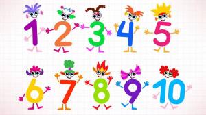 Раскраска цифры для детей 3 4 лет #33 #174350