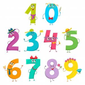 Раскраска цифры для детей 5 7 лет #11 #174363