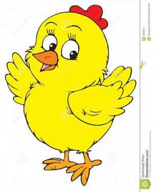 Раскраска цыпленок для детей 3 4 лет #3 #174660
