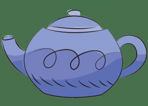 Раскраска чайник для детей #18 #174859