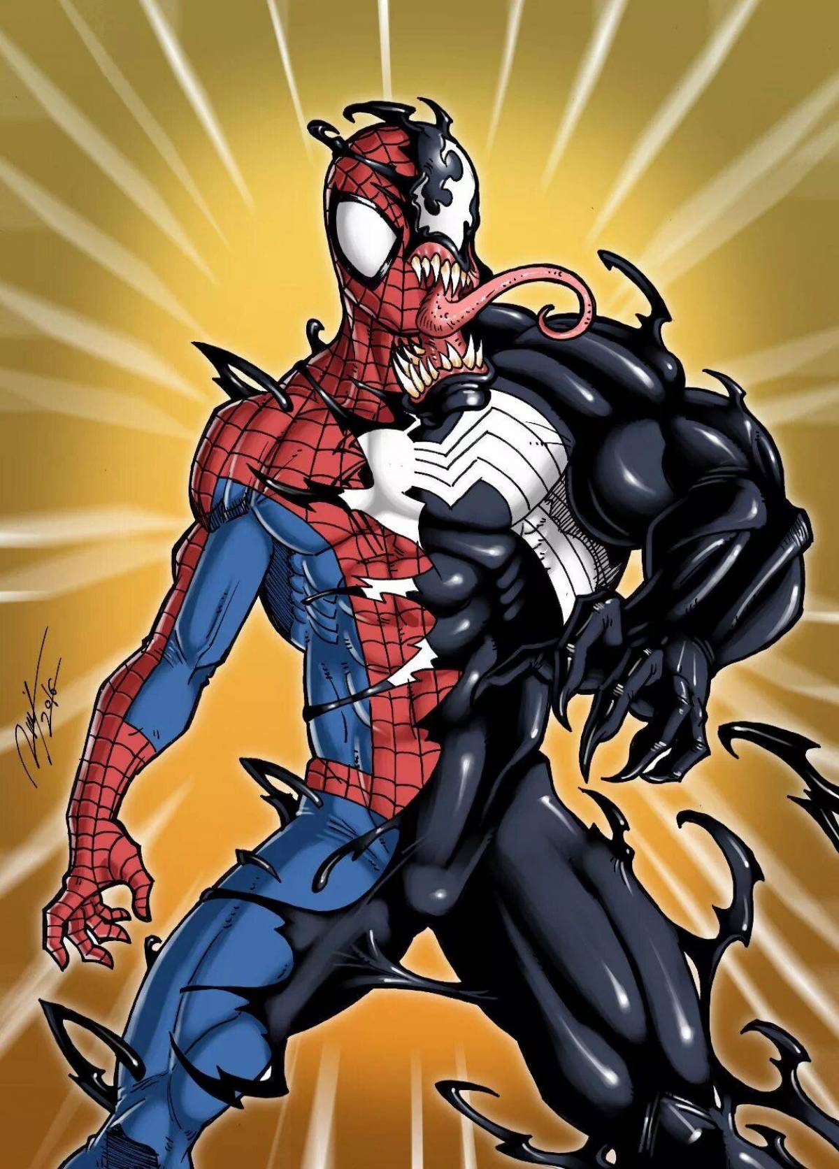 Человек паук и веном #8