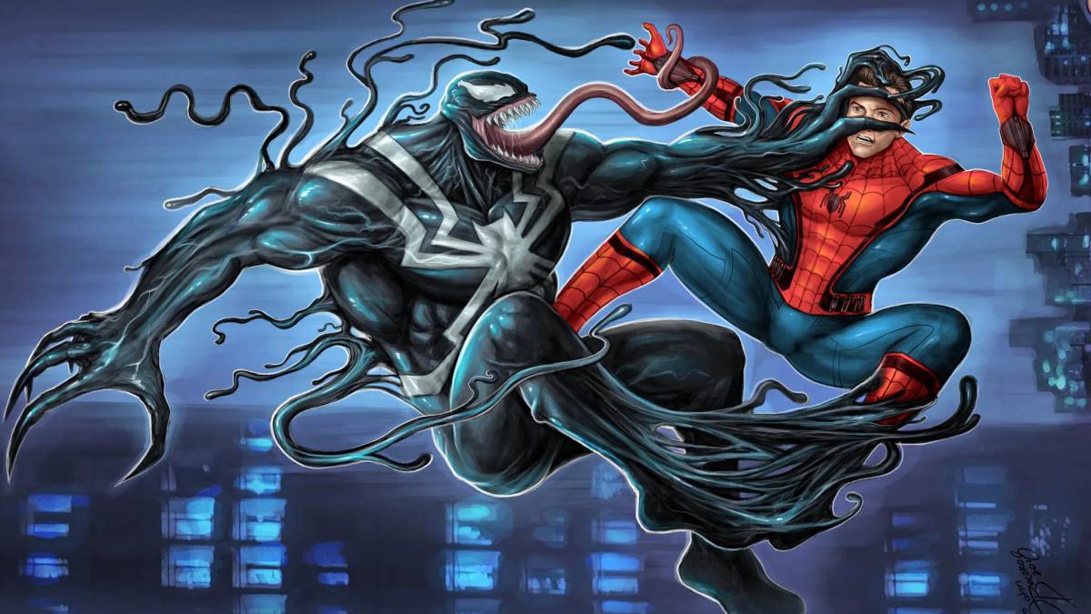 Человек паук и веном #15