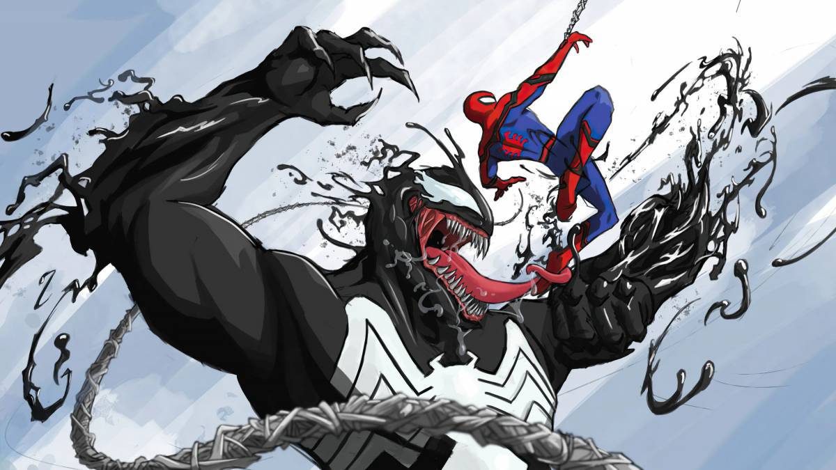 Человек паук и веном #16