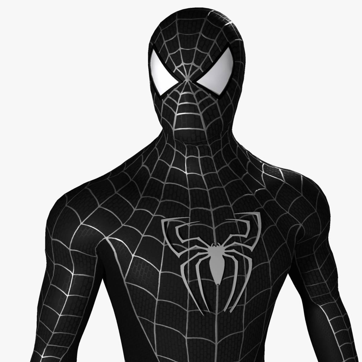 Человек паук черный #8