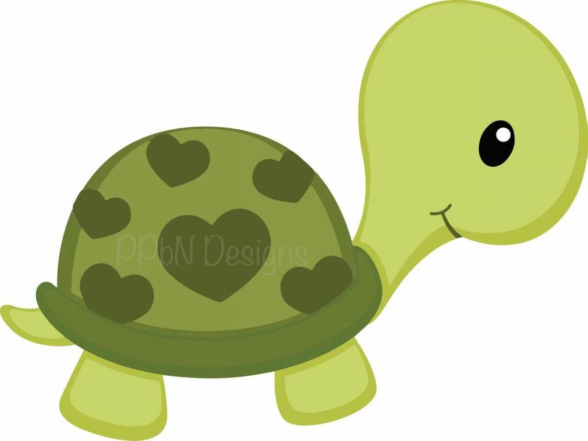 Черепаха для детей #11