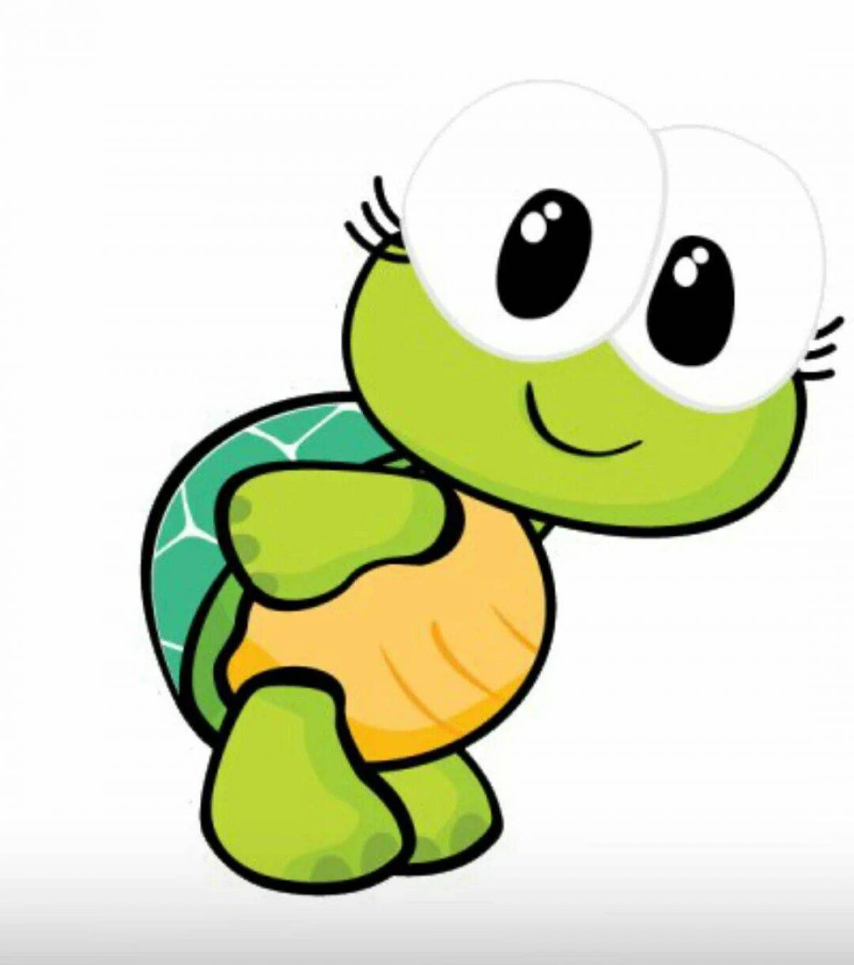 Черепаха для детей картинка #21