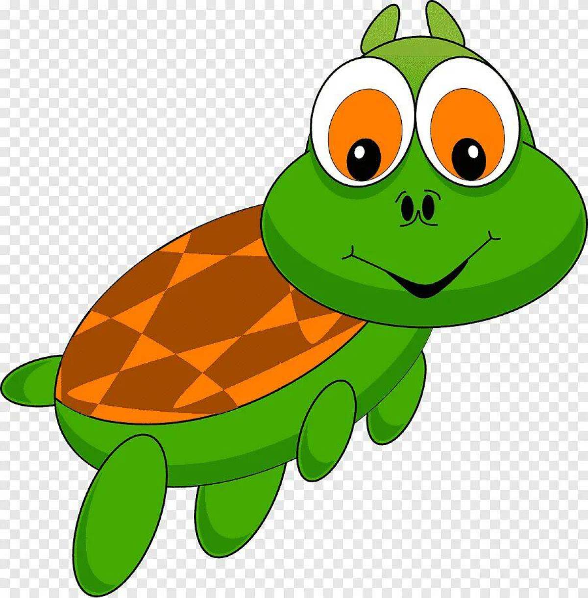 Черепаха для детей картинка #25