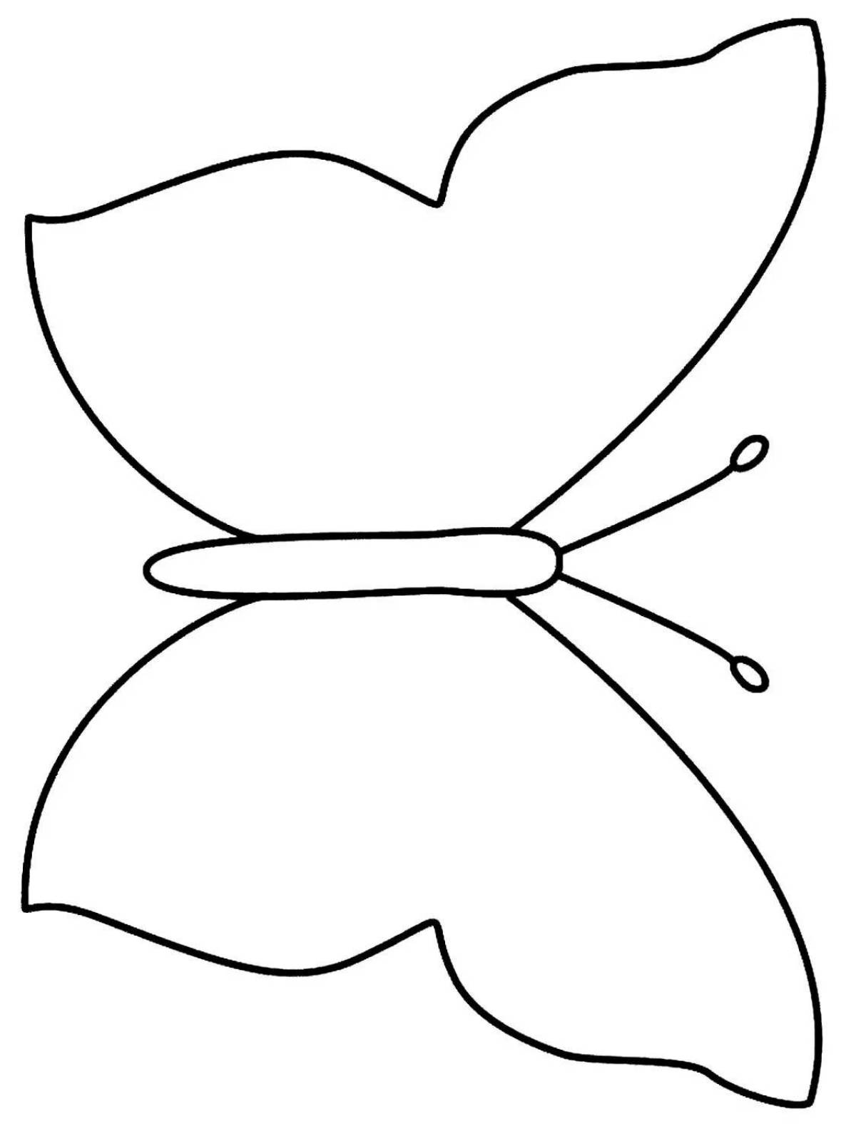 Шаблон бабочка #8