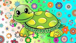 Раскраска черепаха для детей #4 #176640