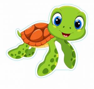 Раскраска черепаха для детей #23 #176659