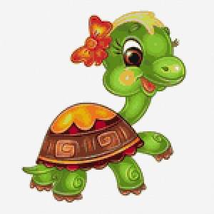 Раскраска черепаха для детей картинка #10 #176670