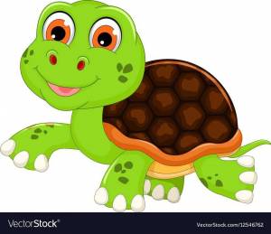 Раскраска черепаха для детей картинка #14 #176674
