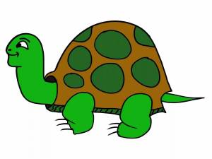 Раскраска черепаха для детей картинка #20 #176680