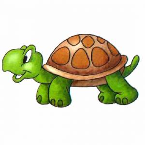 Раскраска черепаха для детей картинка #26 #176686