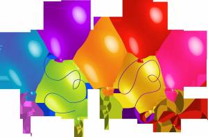 Раскраска шарики воздушные для детей #9 #177954