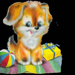 Раскраска щенок для детей #25 #179115
