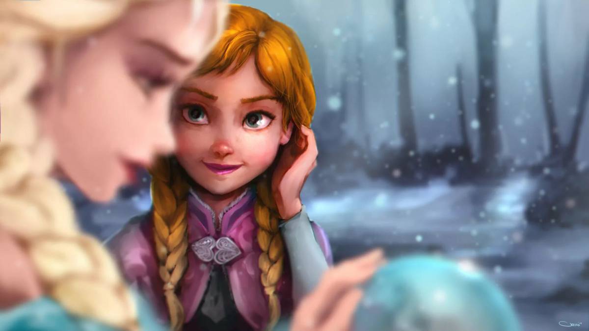 Картинка Эльза и анна холодное сердце #30