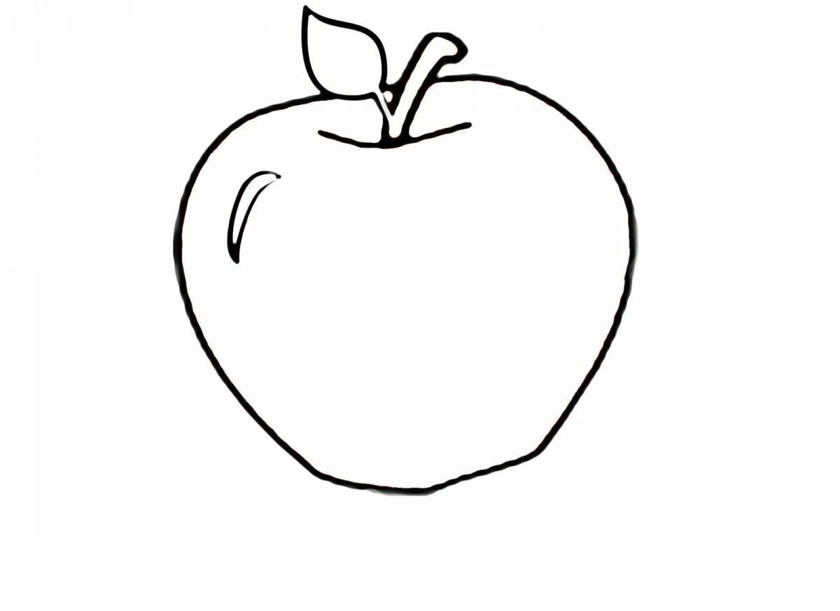 Яблоко для детей 3 4 лет #31