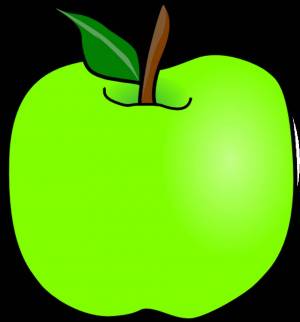Раскраска яблоко для детей 2 3 лет #14 #181800