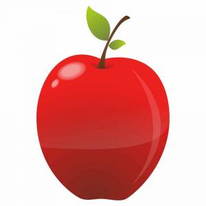 Раскраска яблоко для детей 3 4 лет #29 #181842