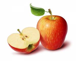 Раскраска яблоко картинка для детей #16 #181904