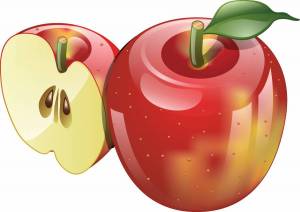Раскраска яблоко картинка для детей #28 #181916