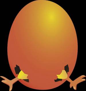 Раскраска яйцо для детей #11 #182067
