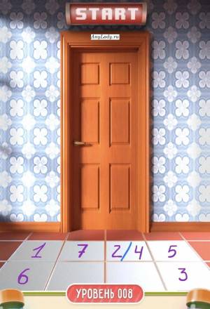 Раскраска 100 дверей #4 #183050