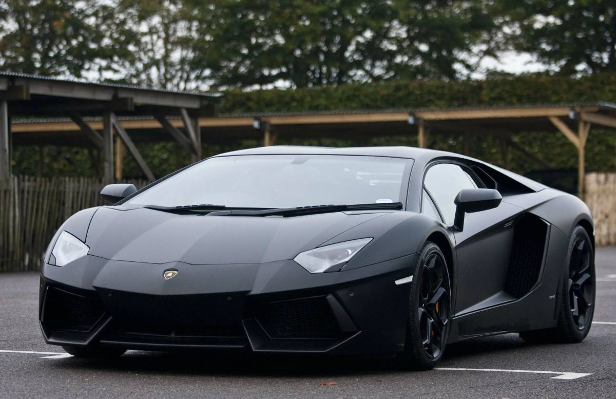 Lamborghini Aventador lp700 чёрный