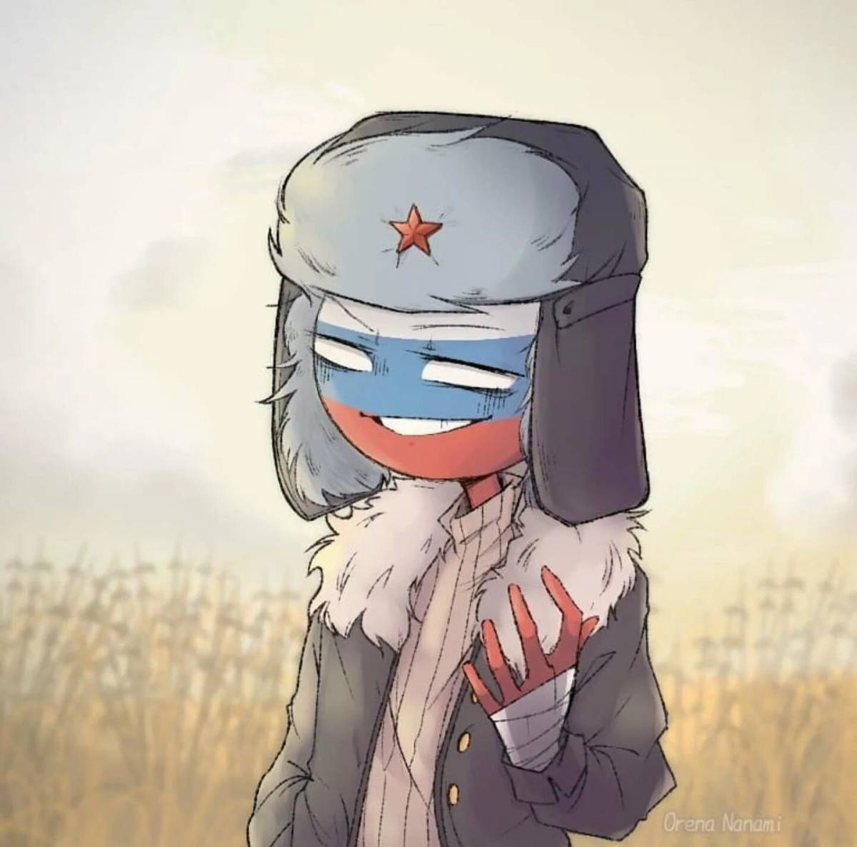 Картинки россии countryhumans