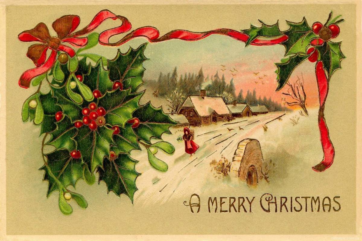 Merry christmas открытка #14