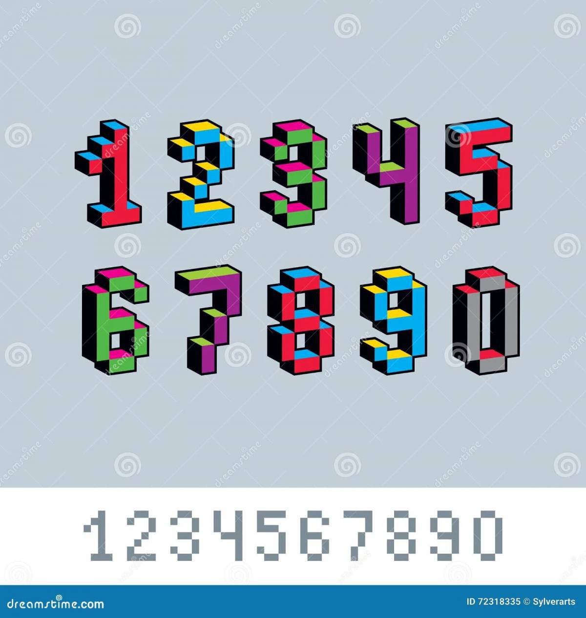 Pixel art по цифрам #15
