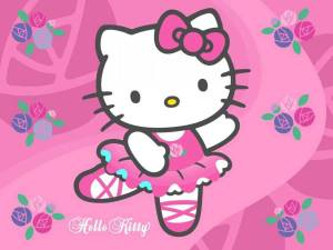 Раскраска hello kitty для девочек #10 #189432