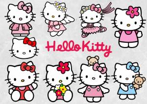 Раскраска hello kitty для девочек #19 #189441