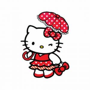 Раскраска hello kitty для девочек #34 #189456