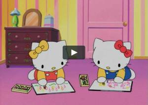 Раскраска hello kitty и ее друзья #14 #189474