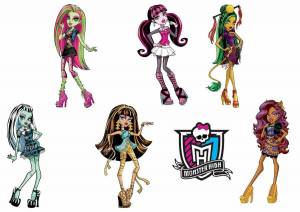 Раскраска monster high #13 #190977