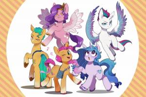 Раскраска my little pony новое поколение #18 #191019