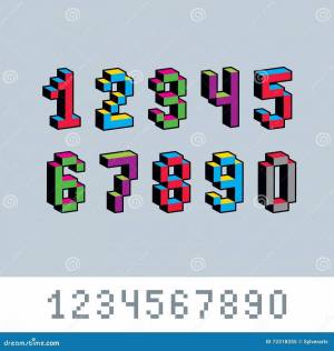 Раскраска pixel art по цифрам #15 #191372