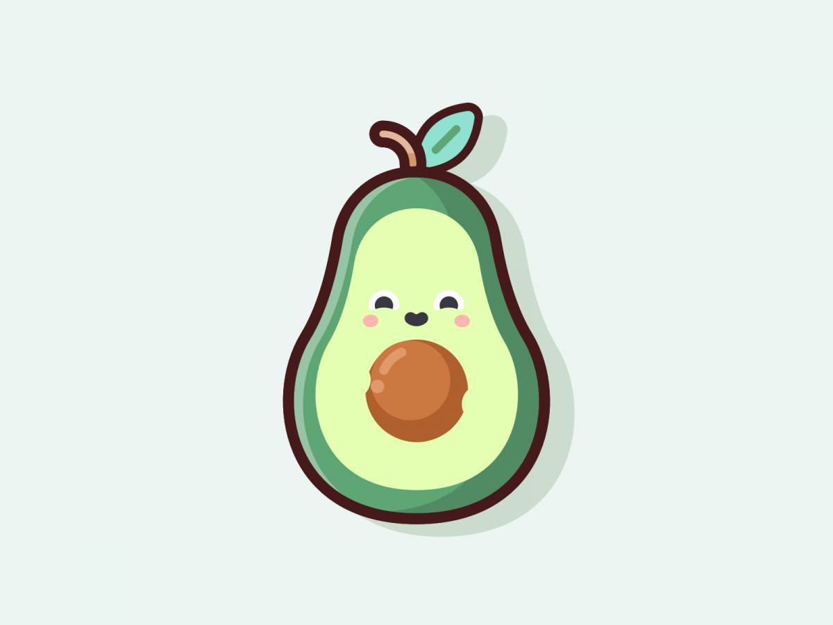 картинки авокадо единорог