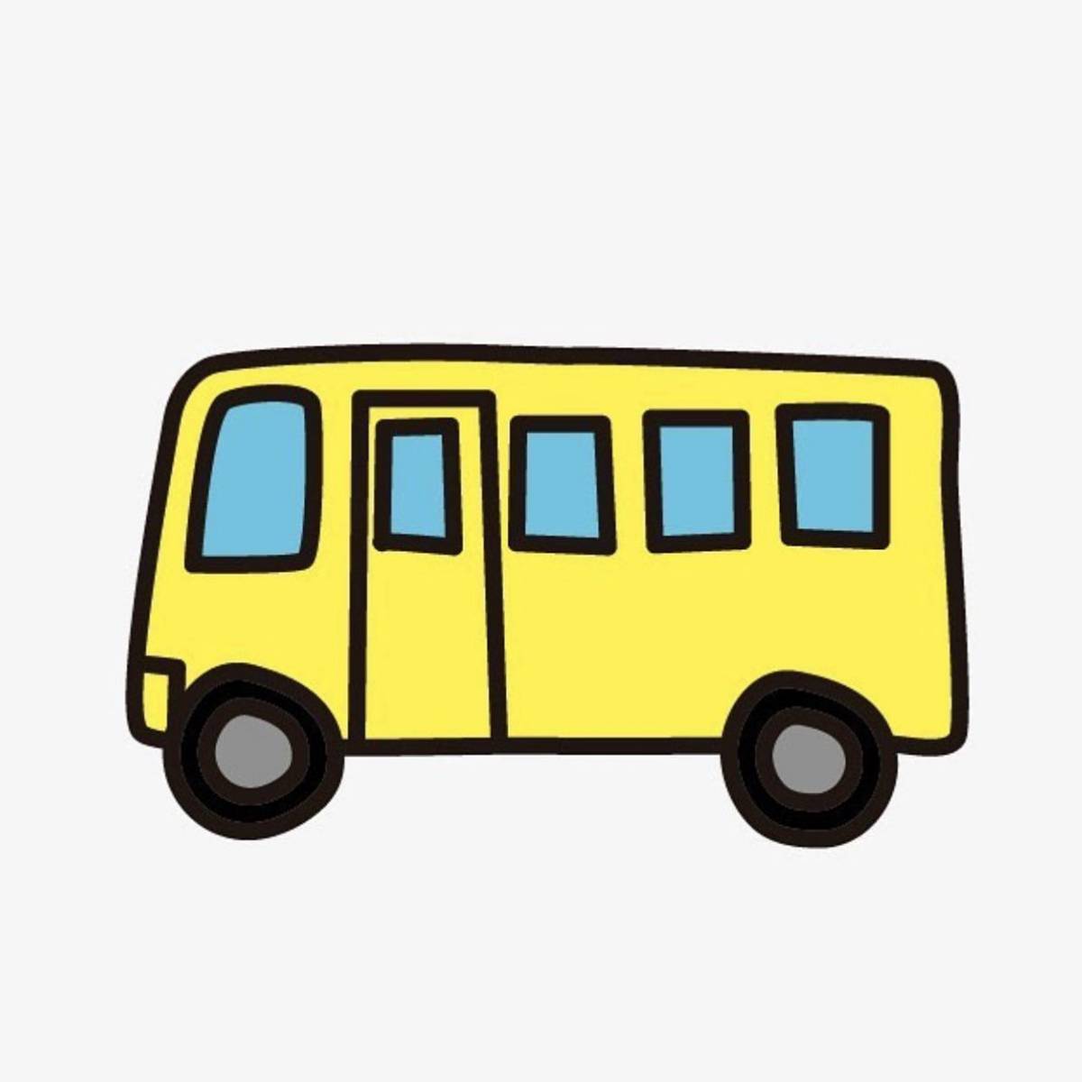 Автобус без колес картинка для детей
