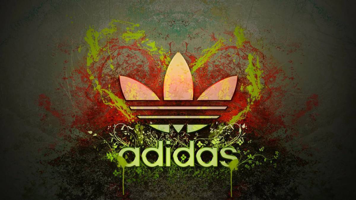 Adidas надпись