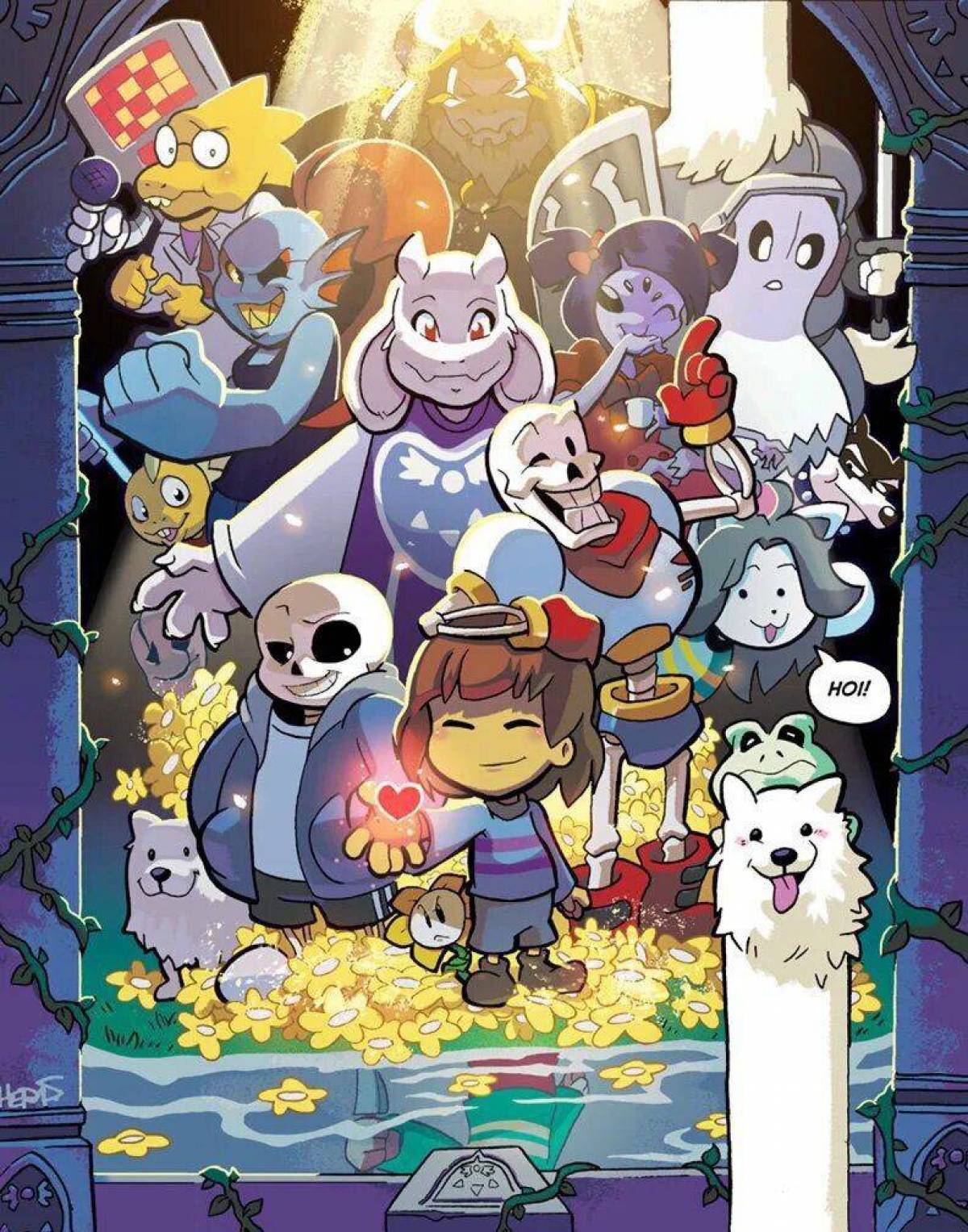 Undertale картинки персонажей