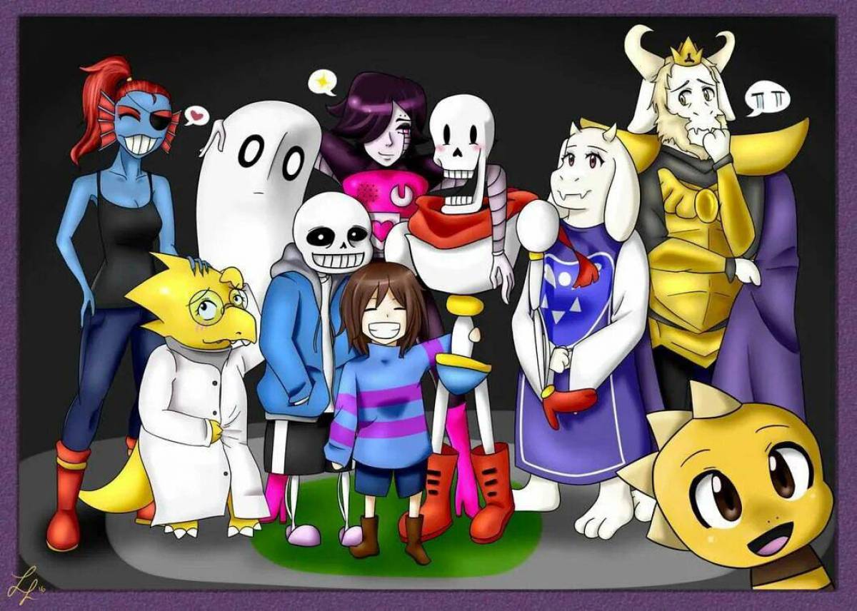 Undertale картинки персонажей