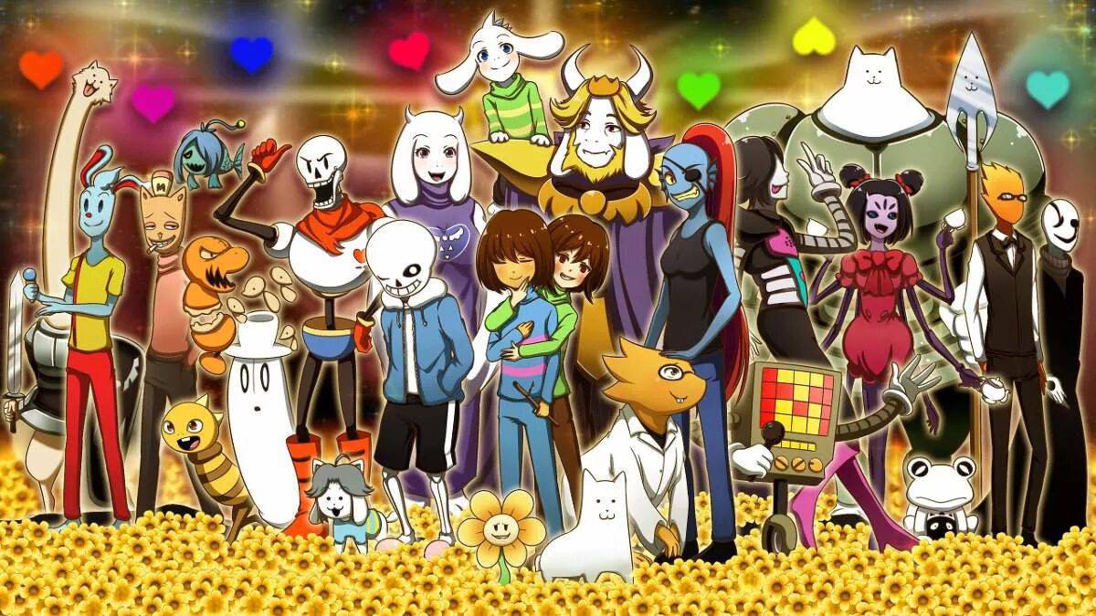 Undertale картинки персонажей